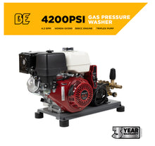 Load image into Gallery viewer, 3,200 PSI - 5.2 GPM Cold Water Gas Pressure Washer with Honda GX390 Engine and Triplex Comet Pump