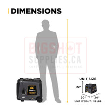 Load image into Gallery viewer, 7,500 Watt Digital Inverter Generator