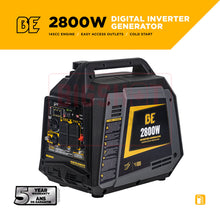 Load image into Gallery viewer, 2,800 Watt Digital Inverter Generator