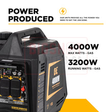 Load image into Gallery viewer, 4,000 Watt Digital Inverter Generator
