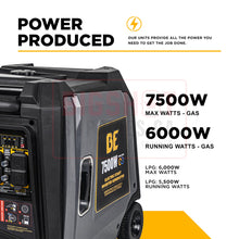 Load image into Gallery viewer, 7,500 Watt Digital Inverter Generator