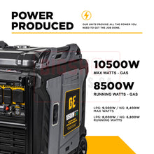 Load image into Gallery viewer, 10,500 Watt Digital Inverter Generator