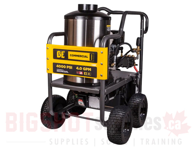 4,000 PSI - 4.0GPM Hot Water Pressure Washer with Honda GX390 Engine - Direct Drive