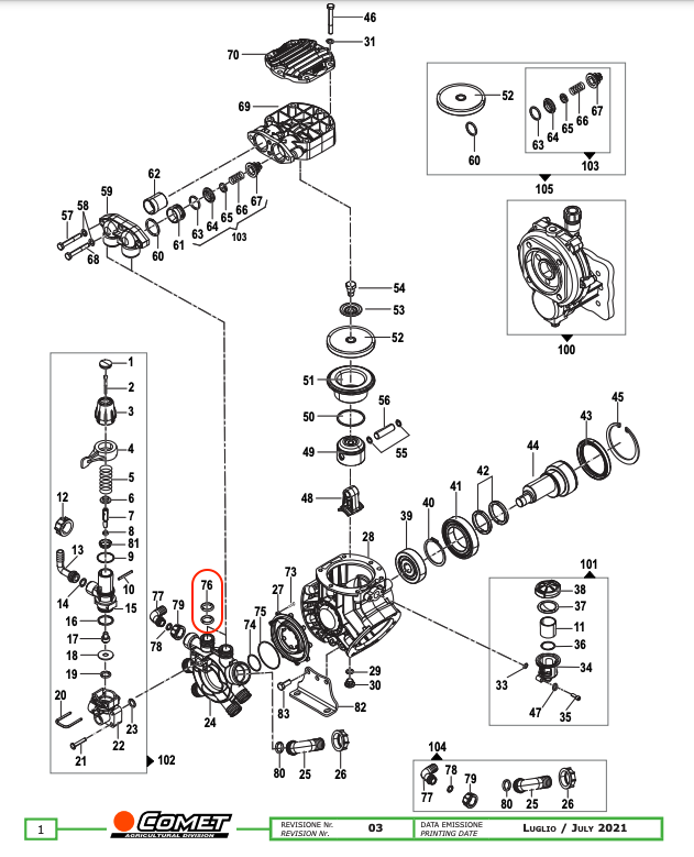 Comet RS-840 Supporto Per Antenna A Labbro Regolabile, Stile SO-239, Spedizione Inclusa