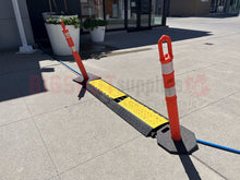 Load image into Gallery viewer, 3-Channel 2.5" Slots Rubber 3Ft Ramp Hose & Cable Bridge