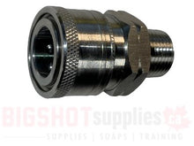 Load image into Gallery viewer, 3/8" QC Coupler SS MNPT