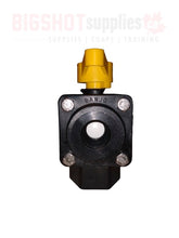 Load image into Gallery viewer, 3/4" Banjo 3-Way Bottom Load Poly Ball Valves w/Straight Handle