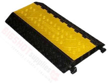 Load image into Gallery viewer, 3-Channel 2.5" Slots Rubber 3Ft Ramp Hose & Cable Bridge