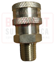 Load image into Gallery viewer, BRASS COUPLER 1/4&quot;MPT
