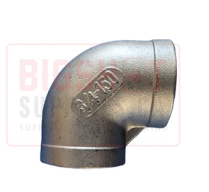 316 Stainless Steel Cast 90° Elbow 3/4"FPT - (Replacement For Hose Reels)