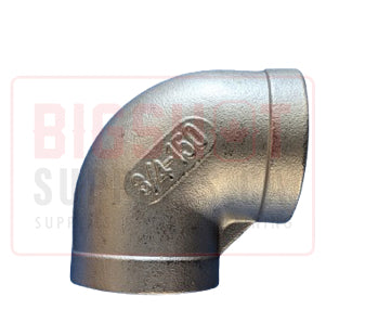 316 Stainless Steel Cast 90° Elbow 3/4