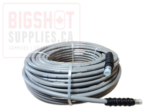 3/8" x 200' GREY 4000PSI PRESSURE HOSE W/SOLID X SWIVEL