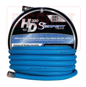 Heavy Duty Serpent Garden Hose 300 PSI W/M&F GHT