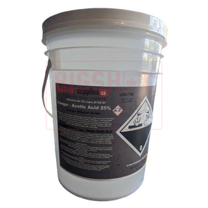 Acetic Acid 25% (Cleaning + Weed Control Vinegar) - 5 Gallon