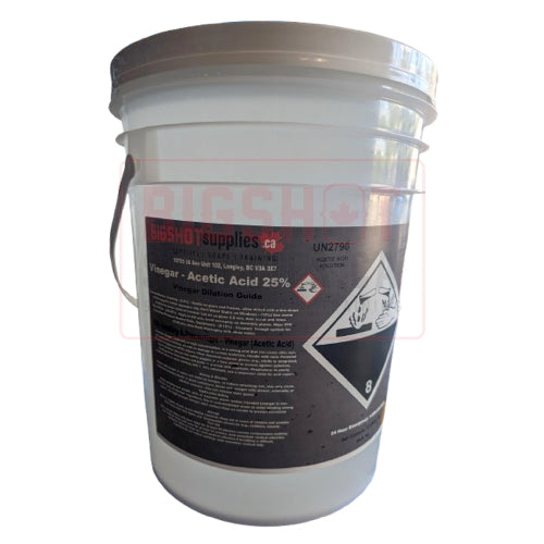 Acetic Acid 25% (Cleaning + Weed Control Vinegar) - 5 Gallon