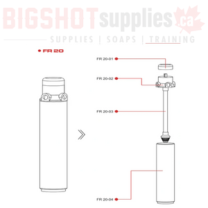 FR20 FLOW RED DI TANK SET