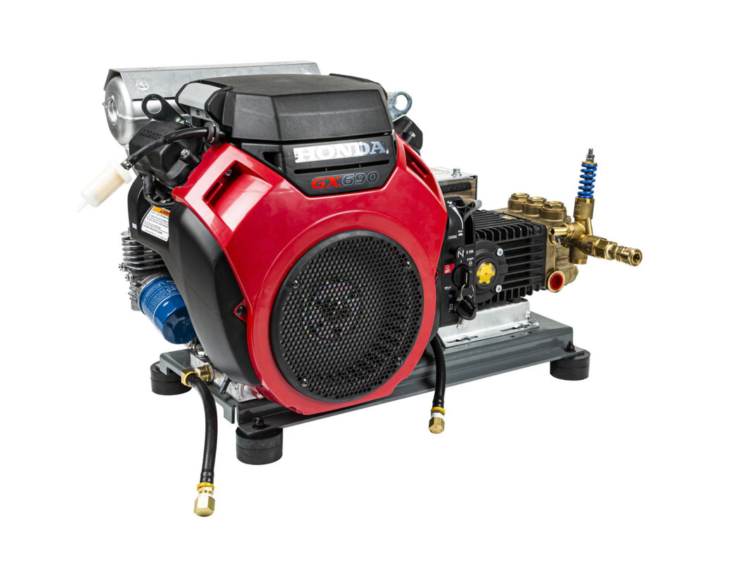 4,000 PSI - 8.2 GPM Cold Water Gas Pressure Washer with Honda GX690 Engine and General Triplex Pump