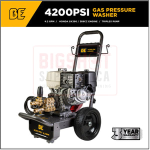 4,200 PSI - 4.2 GPM Cold Water Gas Pressure Washer with Honda GX390 and AR Triplex Pump