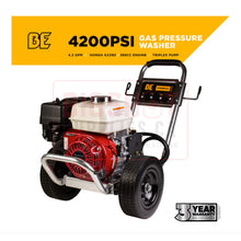 Load image into Gallery viewer, 4,200 PSI - 4.2 GPM Cold Water Gas Pressure Washer with Honda GX390 and AR Triplex Pump
