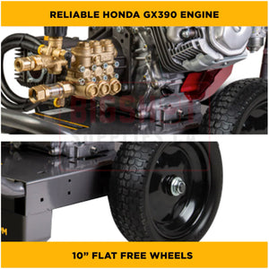 4,200 PSI - 4.2 GPM Cold Water Gas Pressure Washer with Honda GX390 and AR Triplex Pump