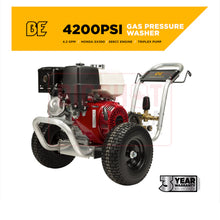 Load image into Gallery viewer, 4,200 PSI - 4.2 GPM Cold Water Gas Pressure Washer with Honda GX390 Engine and Comet Triplex Pump
