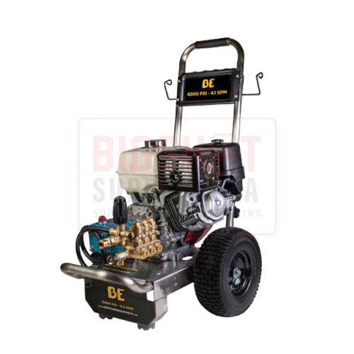 4,200 PSI - 4.2 GPM Cold Water Gas Pressure Washer with Honda GX390 Engine and Cat Triplex Pump