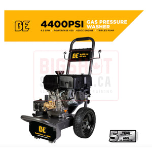 4,400 PSI - 4.2 GPM Cold Water Gas Pressure Washer with Powerease 420 and AR Triplex pump