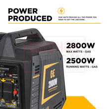 Load image into Gallery viewer, 2,800 Watt Digital Inverter Generator
