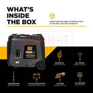 7,500 Watt Digital Inverter Generator
