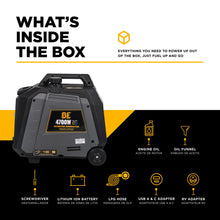 Load image into Gallery viewer, 4,700 Watt Digital Inverter Generator
