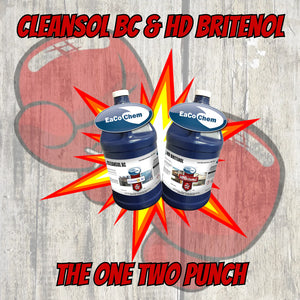 HD Britenol & Cleansol BC - 2 Step - 1 Gallon Bundle