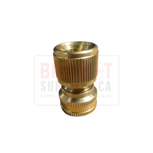 Brass Garden Hose Thread Straight-Thru Deluxe Quick Connect