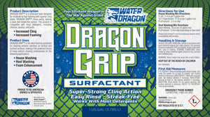 Dragon Grip - (1 Gallon) - Surfactant (Roof Washing) (House Washing)