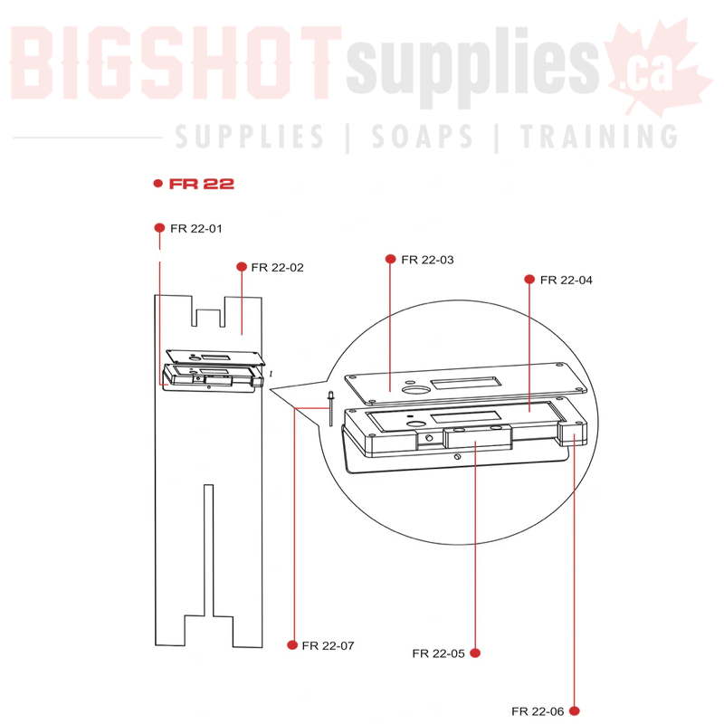 FR22-02 FLOW RED+ FRONT PANEL – Big Shot Supplies
