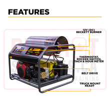 Load image into Gallery viewer, 3,500 PSI - 8.5 GPM Hot Water Pressure Washer Honda GX690 Engine and CP Triplex Pump
