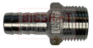 Hose Barb x Male NPT (Stainless Steel) Fitting