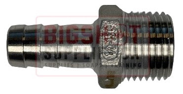 Hose Barb x Male NPT (Stainless Steel) Fitting