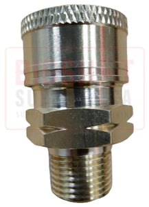 3/8" QC Coupler Brass MNPT