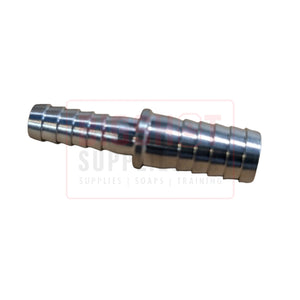 3/8" X 1/4" 304 Stainless Hose Mender/Splicer (Barb X Barb)