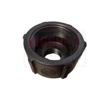 Load image into Gallery viewer, 2&quot; FNPT X 1&quot; FNPT Black Polypropylene Reducer Coupling
