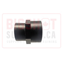 Load image into Gallery viewer, 1/2" Black Polypropelene Female NPT X Female GHT Solid
