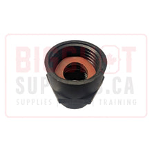 Load image into Gallery viewer, 1/2" Black Polypropelene Female NPT X Female GHT Solid
