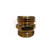 Load image into Gallery viewer, Brass Male GHT X Male GHT Solid
