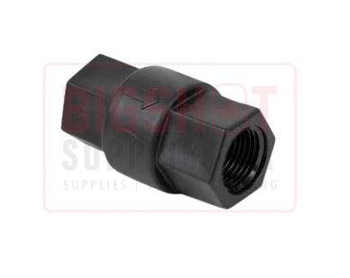Polypropylene Proportioner FPT x FPT Check Valve