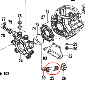 COMET INTAKE ELBOW COUPLING - P40/20 (#25)