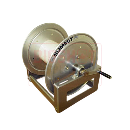 Summit Hose Reel - Aluminium Frame - Stainless Manifold (Manual)