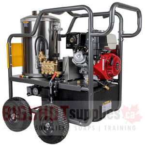 4,000 PSI - 4.0 GPM Hot Water Pressure Washer with Honda GX390 Engine and Belt Driven General Triplex Pump