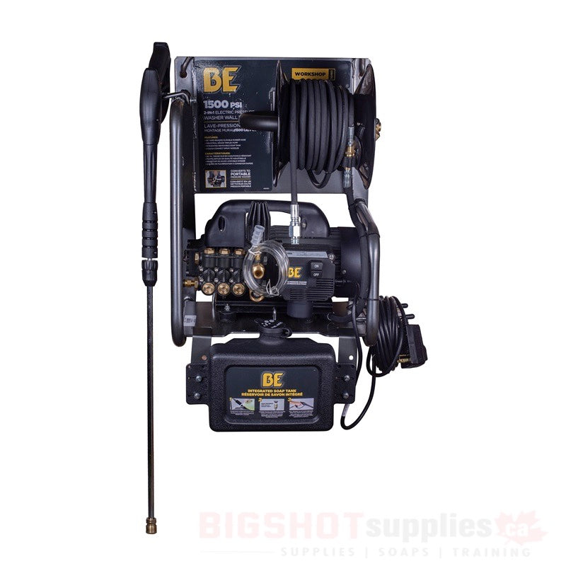 1,500 PSI - 1.6 GPM Electric Pressure Washer with Powerease Motor and Triplex Pump
