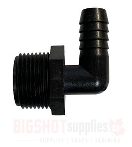 90 Elbow - Hose Barb x Male NPT