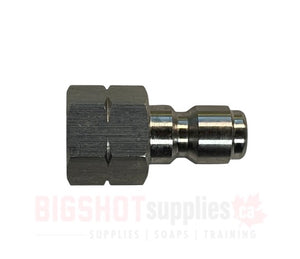 1/4" QD Plug SS FNPT